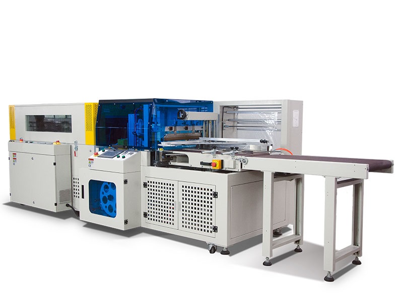 經(jīng)濟(jì)型全自動高速邊封收縮包裝機(jī)WRL-5545HI+WRS-5030LW